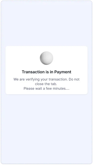Payment review and confirmation screen