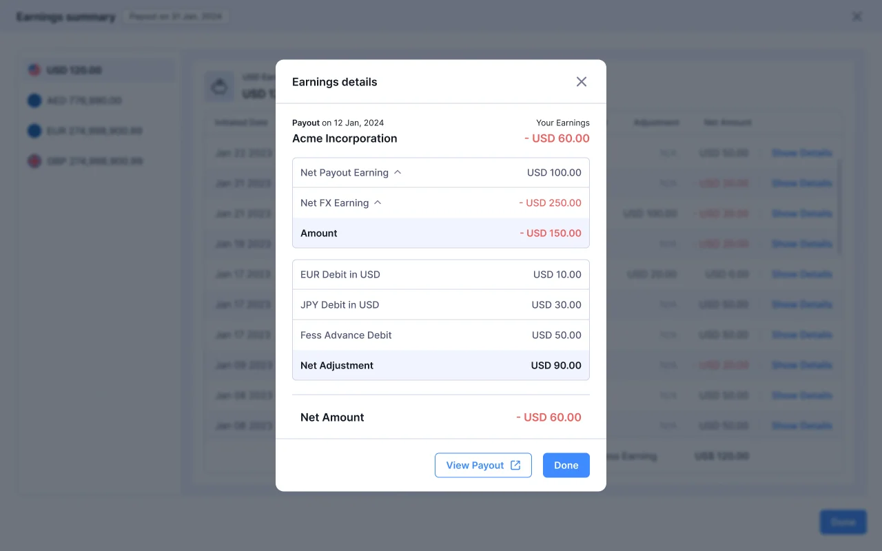 Warning when pre-funding balance is running low